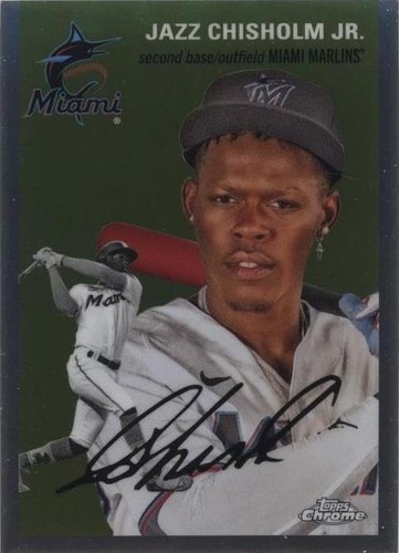 2023 Topps Chrome Platinum Anniversary - Jazz Chisholm #282