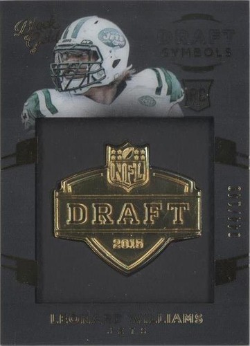 2015 Panini Black Gold Leonard Williams #DRFT-4