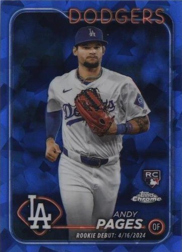 2024 Topps Chrome Update Series Sapphire Edition - Andy Pages #USCS108