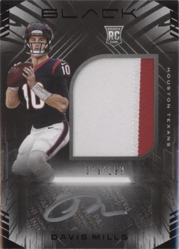 2021 Panini Black Davis Mills #223