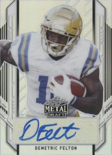 2021 Leaf Metal Draft Demetric Felton #PA-DF2