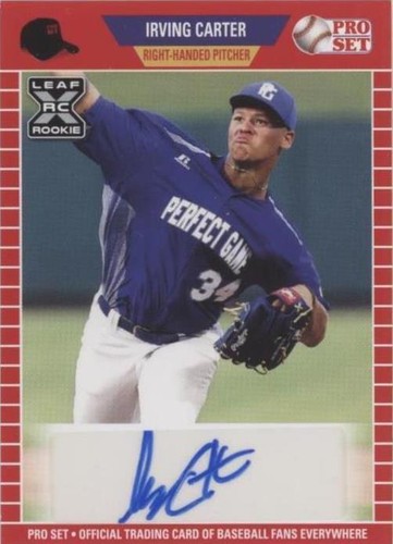 2021 Leaf Pro Set Baseball Blaster - Irving Carter #PS-IC1