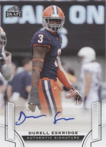 2015 Leaf Draft Durell Eskridge #BA-DE1