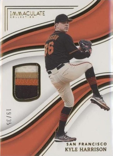 2023 Panini Immaculate Collection - Kyle Harrison #138
