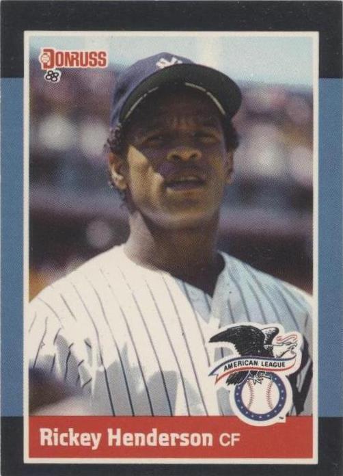 Donruss All-Stars 1988 - Rickey Henderson #4