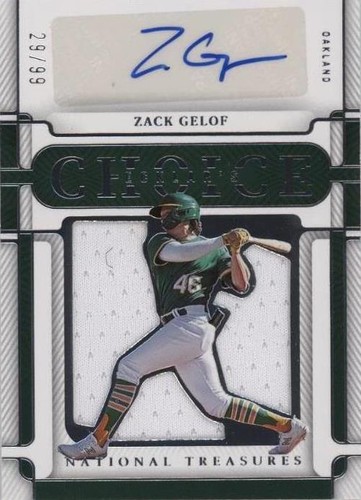 2023 Panini National Treasures - Zack Gelof #ECK-ZG