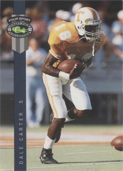 1992 Classic Four Sport Draft Pick Collection Dale Carter #109