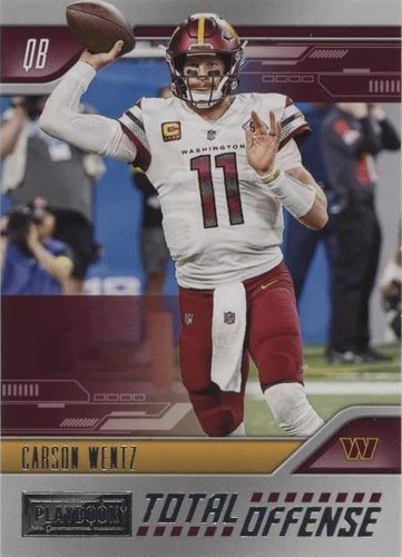 2022 Panini Playbook Carson Wentz #TO-9