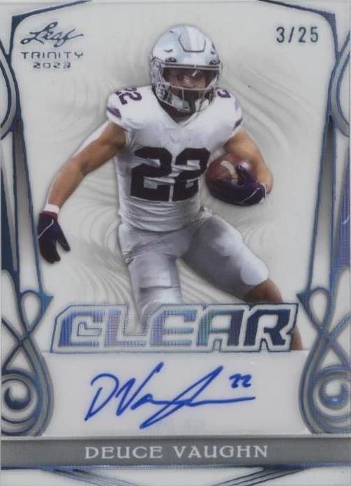 2023 Leaf Trinity Deuce Vaughn #CA-DV1