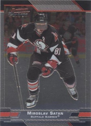 2003-04 Bowman Chrome Draft Picks & Prospects - Miroslav Satan #71