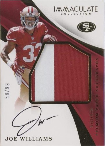 2017 Panini Immaculate Collection Joe Williams #PR-JO