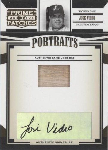 2005 Donruss Prime Patches - Jose Vidro #P-57