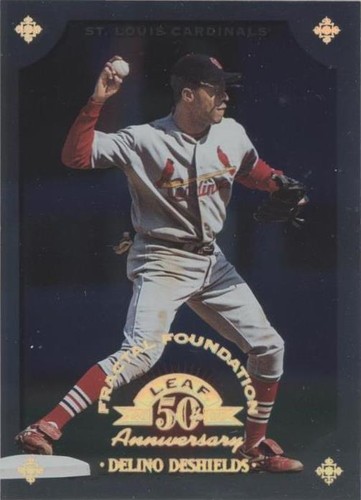 1998 Leaf Fractal Foundation - Delino DeShields #38
