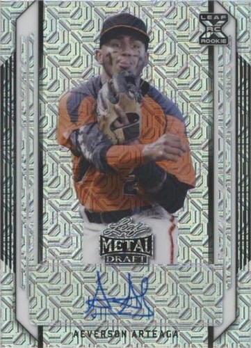 2021 Leaf Metal Draft - Aeverson Arteaga #BA-AA1
