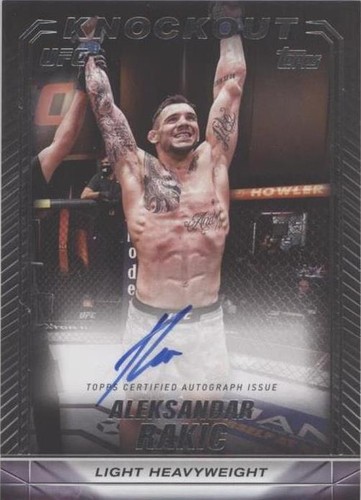 2024 Topps UFC Knockout - Aleksandar Rakic #KNA-ARC