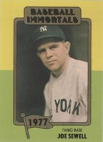 1980-84 SSPC Baseball Immortals 1st Printing - Joe Sewell #163