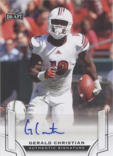 2015 Leaf Draft Gerald Christian #BA-GC1
