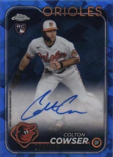 2024 Topps Chrome Update Series Sapphire Edition - Colton Cowser #USA-CC