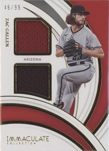2022 Panini Immaculate Collection - Zac Gallen #IMD-ZG