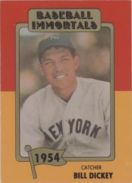 1980-84 SSPC Baseball Immortals primera impresión - Bill Dickey #71