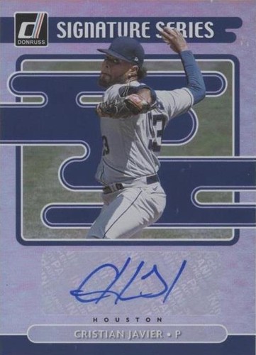2021 Panini Donruss - Cristian Javier #SS-CJ