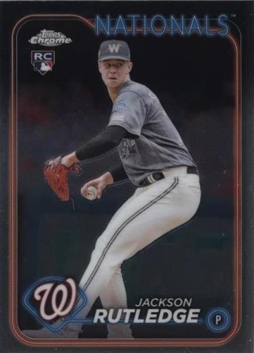 2024 Topps Heritage 660 Jackson Rutledge Chrome Silver
