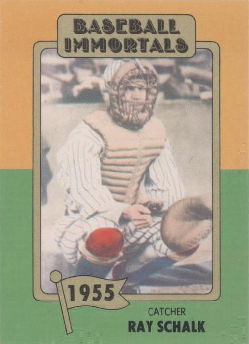 1980-84 SSPC Baseball Immortals 1st Printing - Ray Schalk #78