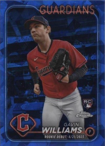 2024 Topps Chrome Update Series Sapphire Edition - Gavin Williams #USCS294
