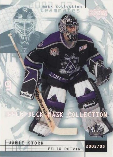 2002-03 Upper Deck Mask Collection - Felix Potvin Jamie Storr #40