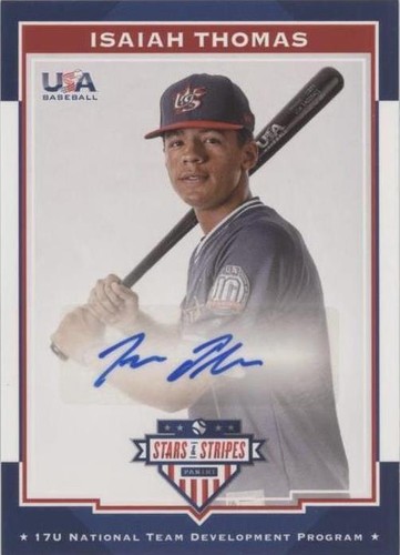 2017 Panini USA Baseball Stars & Stripes - Isaiah Thomas #15
