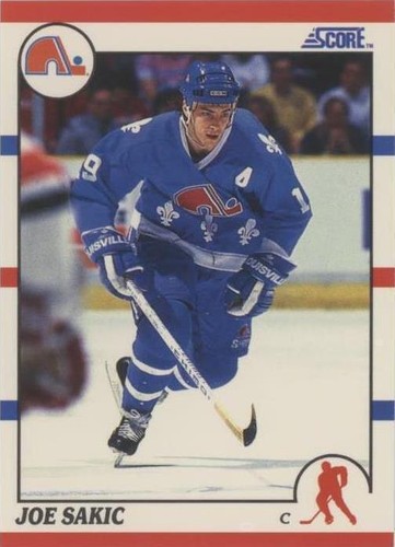 1990-91 Score 100 Hottest Players and Rising Stars - Joe Sakic #7