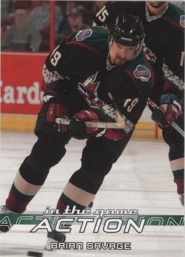 2003-04 In the Game Action - Brian Savage #491