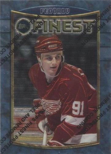 1994-95 Topps Finest - Sergei Fedorov #65