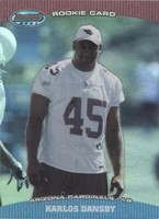 2004 Bowman's Best Karlos Dansby #100