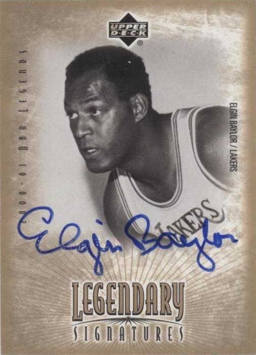 Leyendas de la NBA Upper Deck 2000-01 - Elgin Baylor #EB