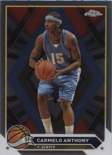 NBAカード　Carmelo Anthony rc refractor Carmelo Anthony 2007 Topps Finest #15 Green Refractor /149