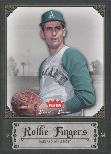 2006 Fleer Greats of the Game - Rollie Fingers #78