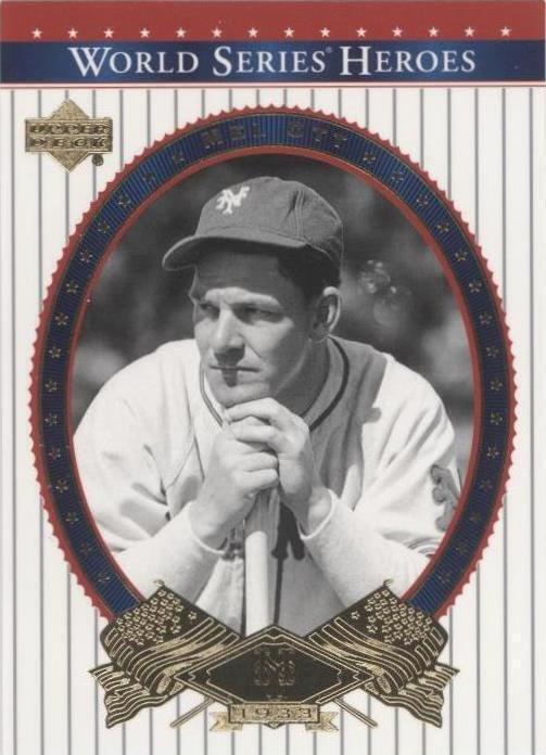 Héroes de la Serie Mundial Upper Deck 2002 - Mel Ott #37