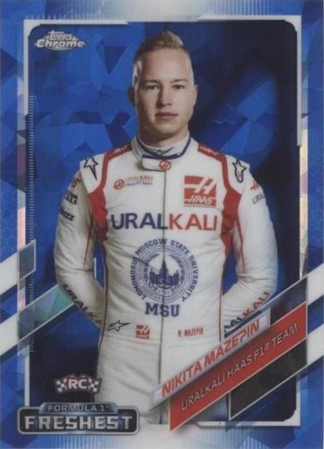 2021 Topps Chrome Sapphire Edition Formula 1 - Nikita Mazepin #175
