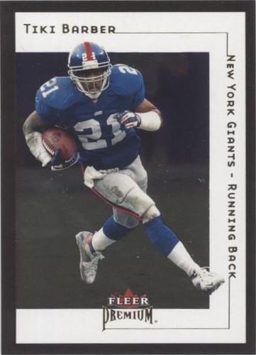 2001 Fleer Premium Tiki Barber #130