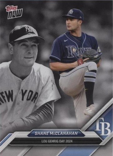 2024 Topps Now Lou Gehrig Day - Shane McClanahan #LGD-3