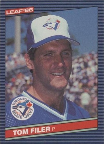 1986 Leaf Canadian - Tom Filer #211