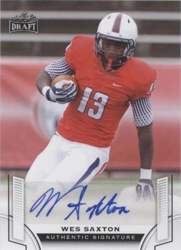 2015 Leaf Draft Wes Saxton #BA-WS1