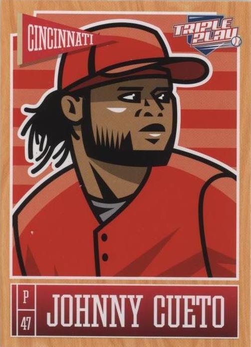 Panini Triple Play 2013 - Johnny Cueto #21