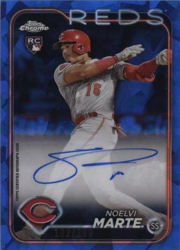 2024 Topps Chrome Sapphire Edition - Noelvi Marte #CSA-NM