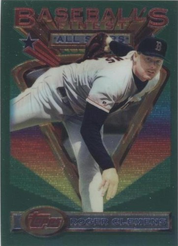1993 Topps Finest - Roger Clemens #104