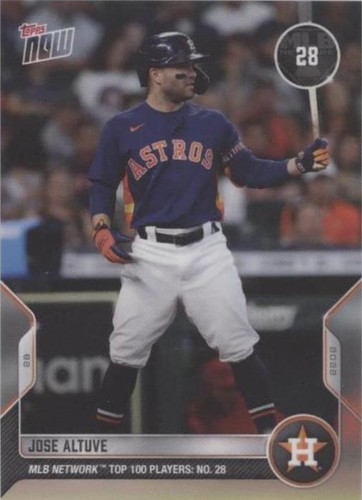 2022 Topps Now MLB Network Top 100 Players - Jose Altuve #T-28