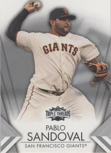 2012 Topps Triple Threads - Pablo Sandoval #80