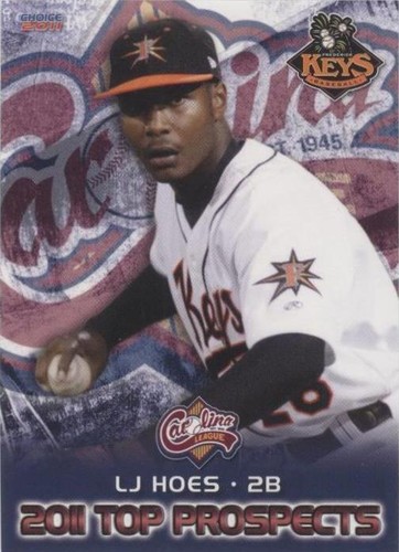 2011 Choice Carolina League Top Prospects - L.J. Hoes #09