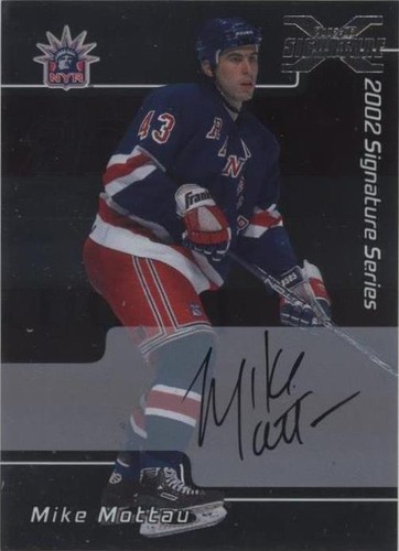 2002-03 In the Game Be A Player Signature Series - Mike Mottau #044